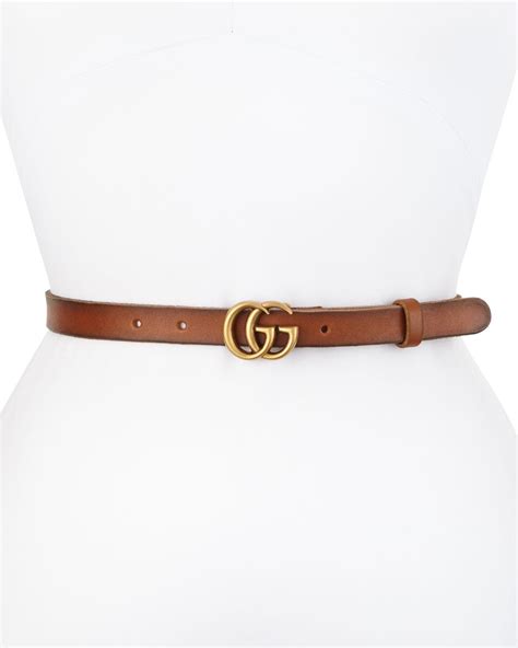 gucci thin brown belt|Gucci belt price brown thomas.